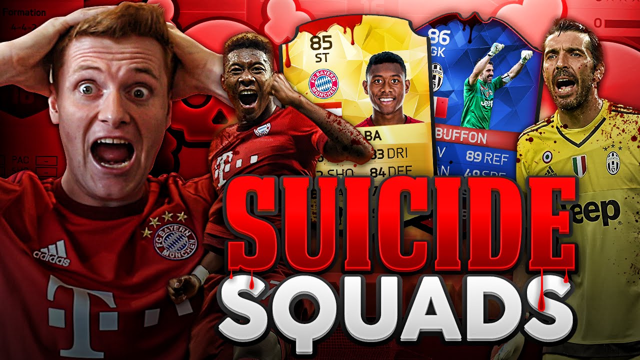 FIFA 16 - БЕЗУМНЫЙ РЕКОРДСМЕН БУФФОН И ОТРЯДЫ САМОУБИЙЦ!!!