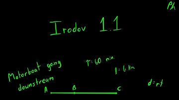 Irodov 1.1 Solution