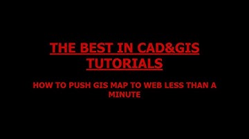 Autocad Map 3d: export Autocad drawing to web less than a minute