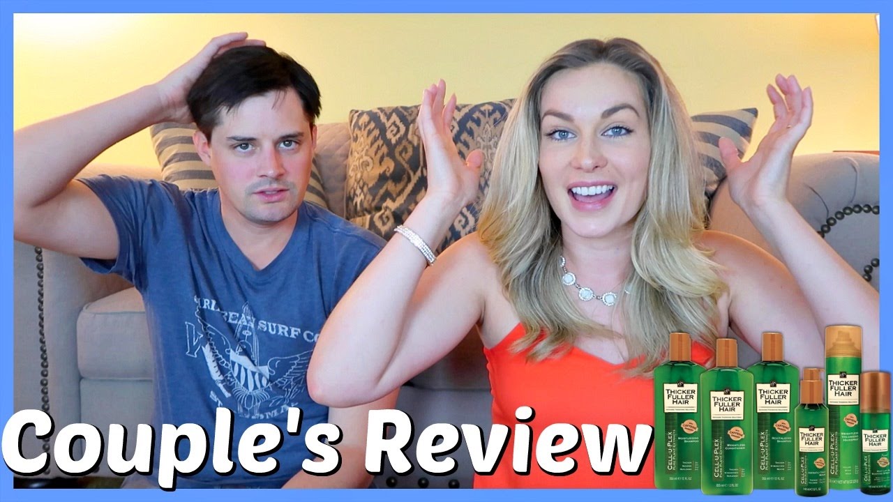COUPLE'S REVIEW - THICKER FULLER HAIR - YouTube