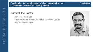 Safe set of drug candidates for aging - John Overington (MDC)