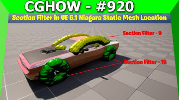 Mastering Section Filter in UE 5.1 with Niagara Static Mesh Locations