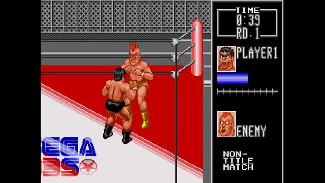 Wrestle War ... (Sega Genesis) Gameplay