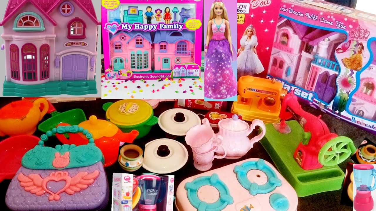 Minutes Satisfying with Unboxing Pink Rabbit kitchen Review | Sensor Toys