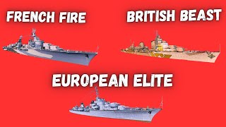 All Tier X Tech Tree Destroyers in WOWS RANKED 2025 (Part 2)!