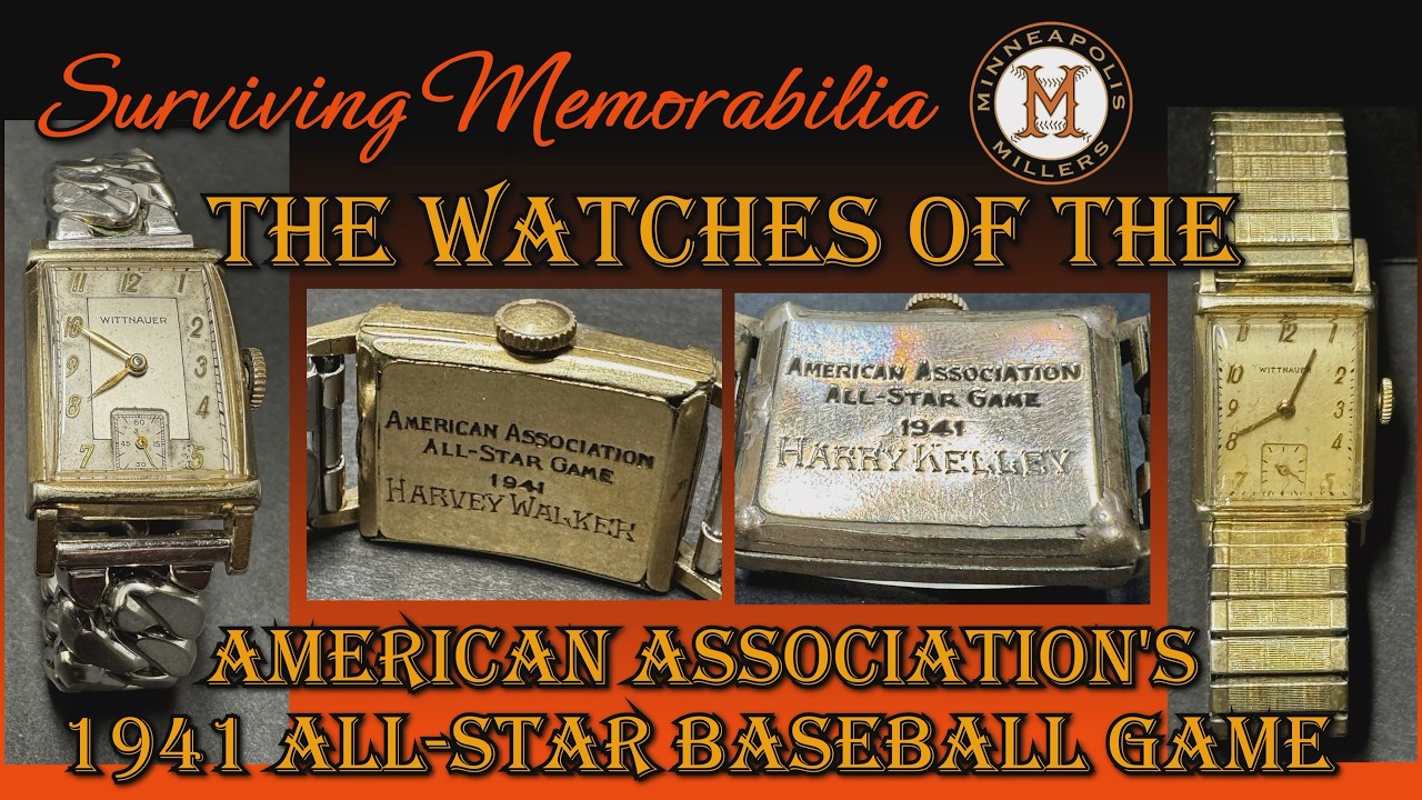 Surviving Memorabilia, The Gold Watches of the American Association 1941 All-Star Baseball Game