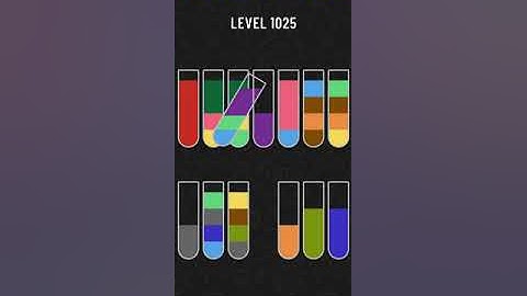 water sort puzzle - level 1025