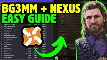 How to Use BG3MM for NEXUS MODS Baldur