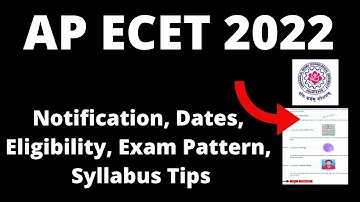 AP ECET 2022: Application Form ,Exam Pattern, Eligibility Criteria, Exam  Syllabus,Preparation Tips