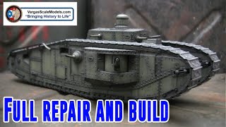 1/35th scale Vargas Models resin 3D Printed liberty international heavy tank w/ stroboscopic cupola