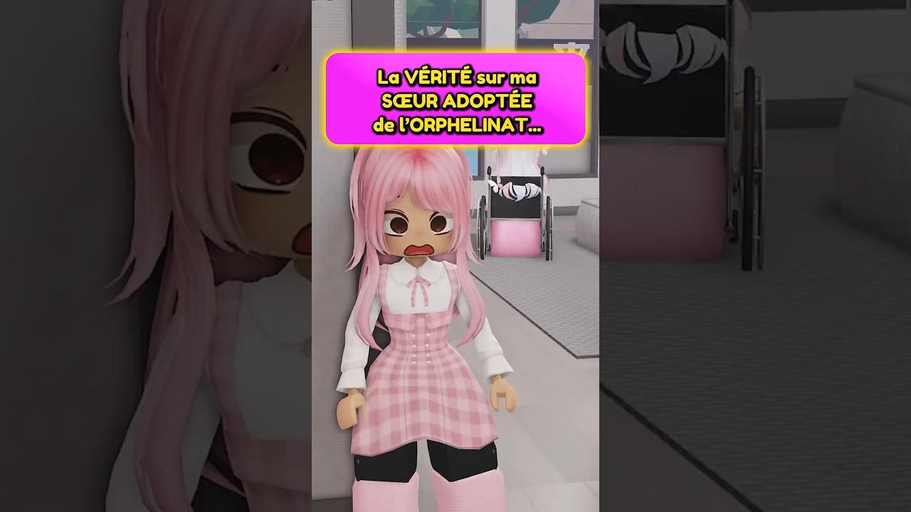 La VÉRITÉ sur ma SŒUR ADOPTÉE de l’ORPHELINAT... #shorts #roblox #robloxfrançais #berry