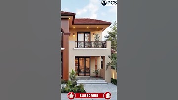 Modern House Front Elevation Design in SketchUp and Enscape #shorts  #home #huongdansketchup