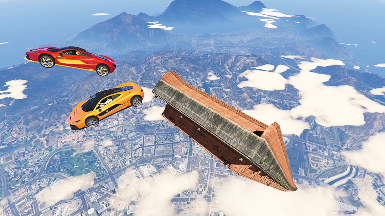 funny moments in soccer HIGHEST HEAVEN RAMP! (GTA 5 Funny Moments)