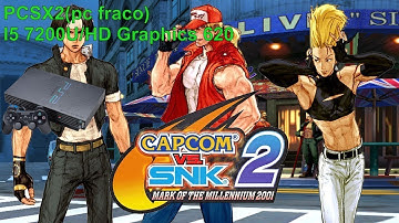 Capcom vs SNK 2 PCSX2 1.7.0 playstation 2