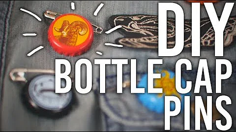 How to Make : Bottle Cap Pins!