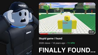 The FIRST Roblox Video on YouTube Has Been FOUND...
