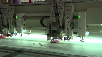 Richpeace Five in One Embroidery Machine Trace Cording Testing video
