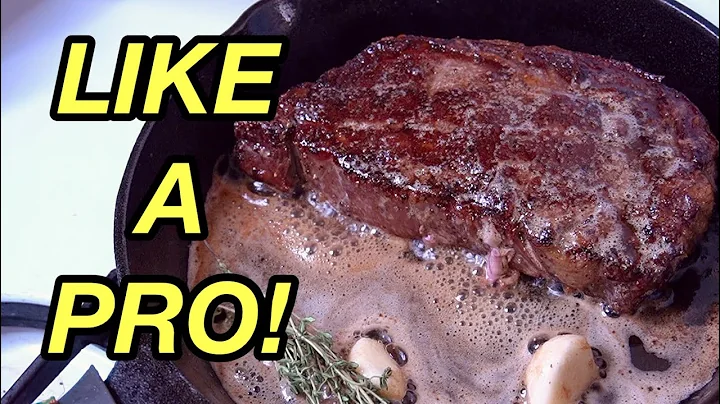🥩 How to Reverse Sear a Steak From Oven to Stovetop! Easy & Foolproof Ribeye Steak Recipe!