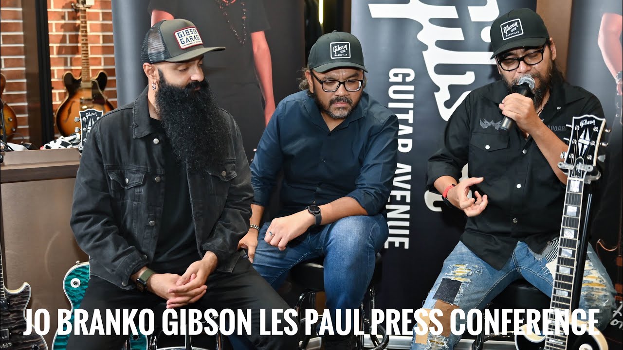Jo Branko Gibson Les Paul Press Conference 2026