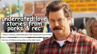 underrated love stories from parks & recreation (voted for by YOU!) | Comedy Bites