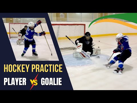 [Shootouts] Hockey Practice with Goalie Friend - Moves & Dangles