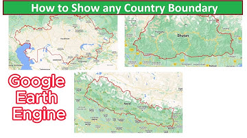 Filter and Show Country Boundary in Google Earth Engine | Google Earth Engine Tutorial for Beginners