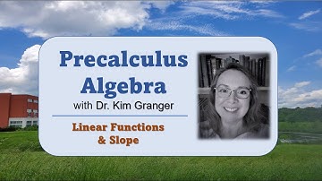 MTH 160: 2.3 Linear Functions and Slope