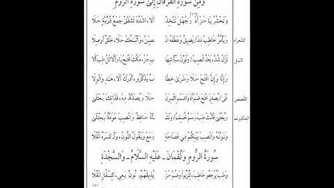 الدرة مكررة 5 مرات من 171الى 180 بصوت القارئ كمال المروش