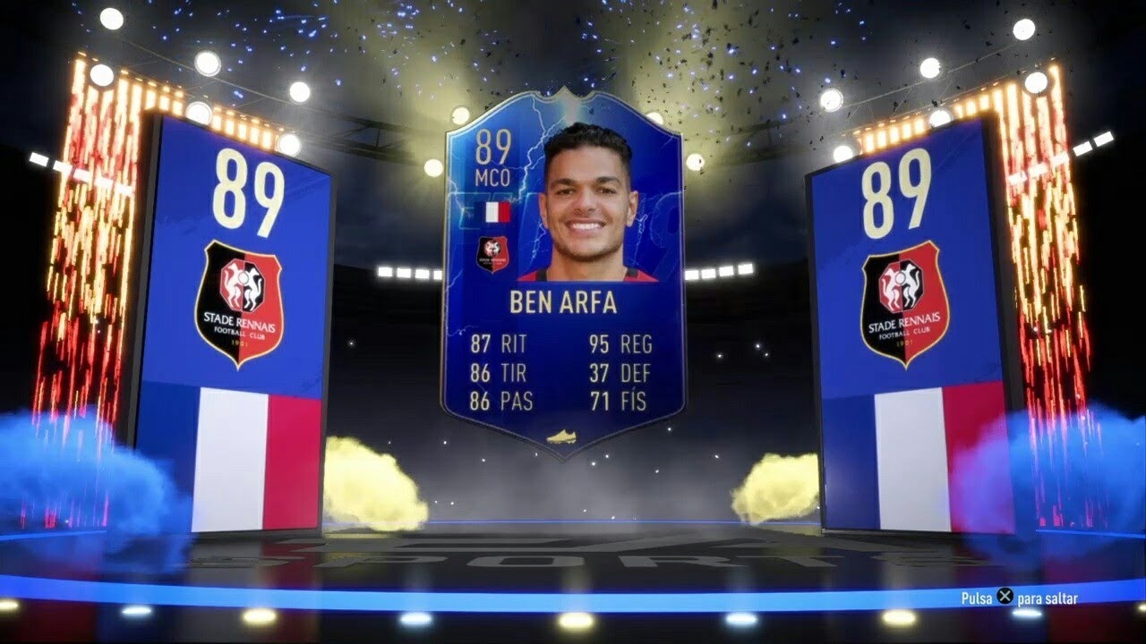 FIFA 19 Hatem Ben Arfa  (TOTS Moments) (SBC) + Mejoras (Chetadas) de la ligue 1