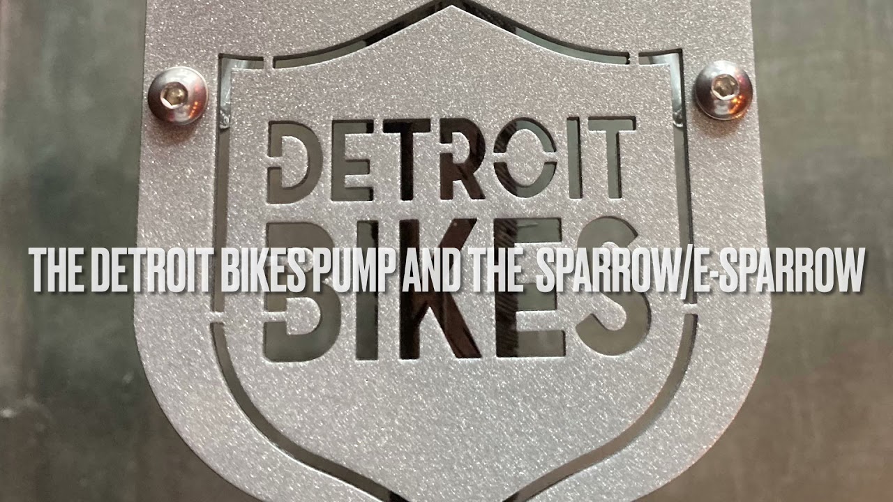 Using the Detroit Bikes pump with the Sparrow/E-Sparrow