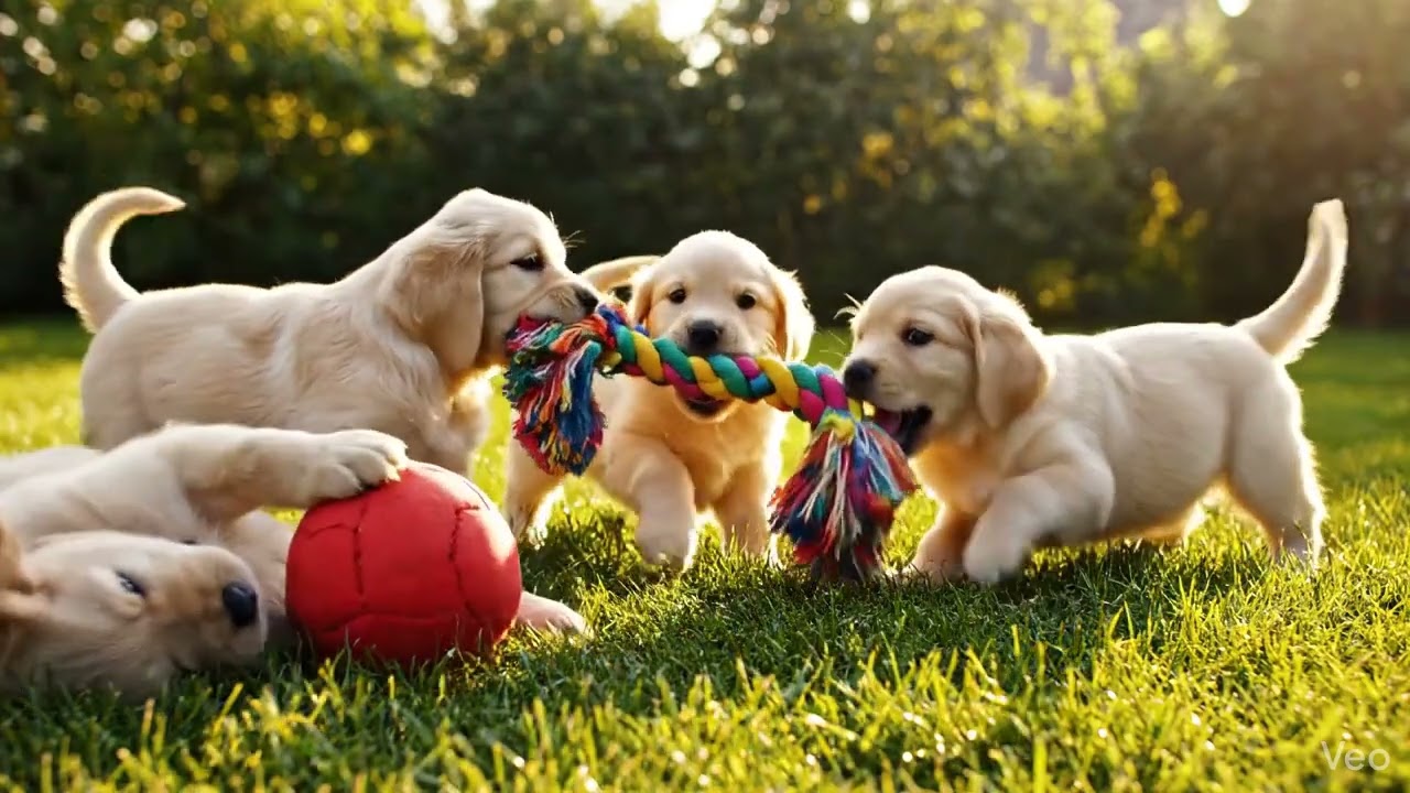 Do Cute Puppies 🐶💛 | Garden Me Masti 😍 | Pure Happiness Video