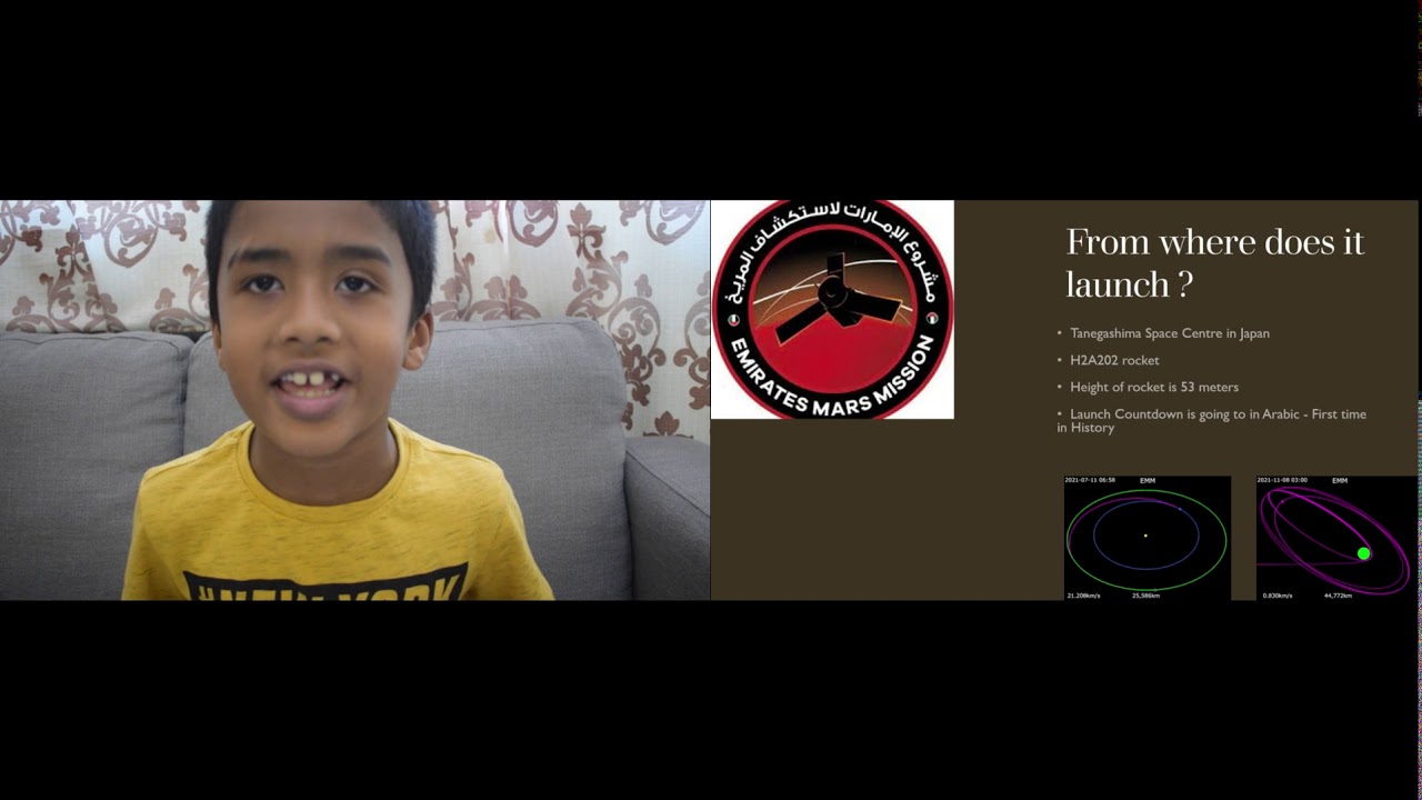 Emirates Mars Mission Explained by Grade 2 Student - Hope Probe l First Ever Arab Mission to Mars