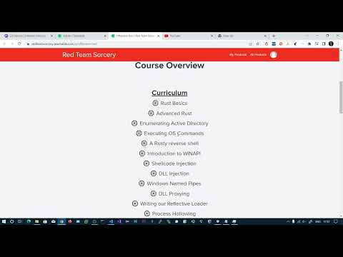OFFENSIVE RUST Launch! Launching Offensive Rust course