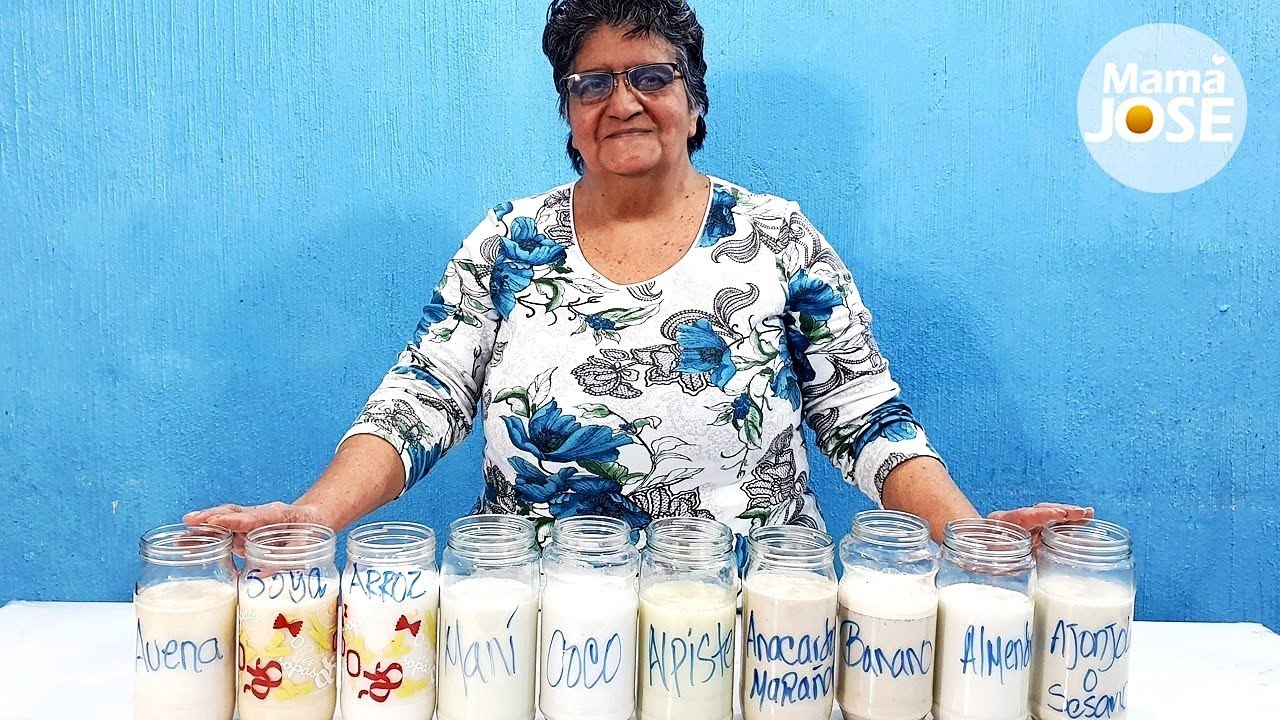 TOP 10 Recetas De Leches Vegetales O Lechadas Mas Saludables Al Estilo De Mama Jose