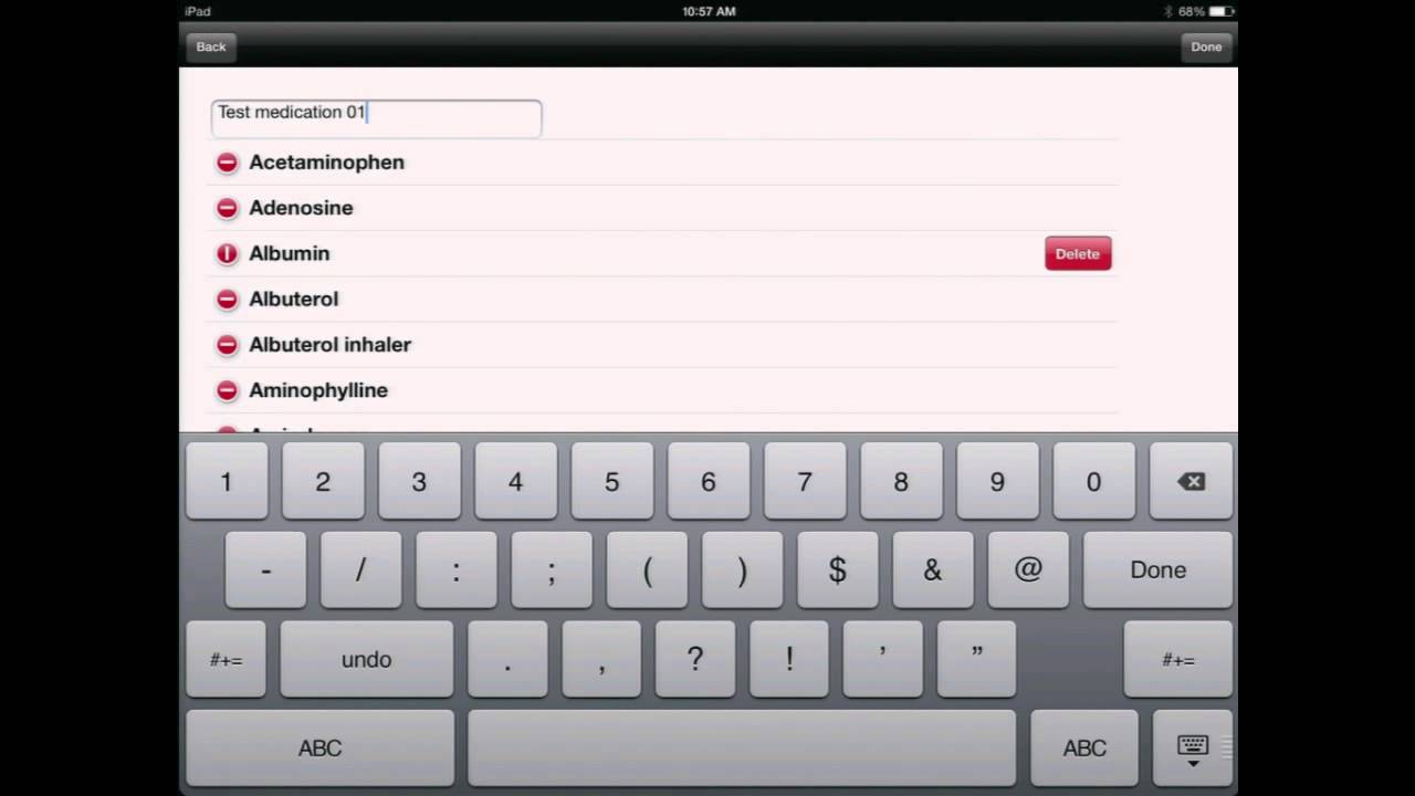 SMART STAT Add new medication