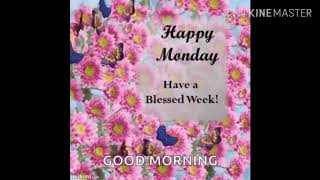 Good morning happy Monday gif| hmvs