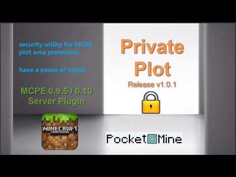 Minecraft Pocket Edition Plugin | PRIVATE PLOT v1.0 | Protect Area ...