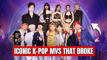 Top 10 Iconic K-pop MVs That Broke Records 🔥 | BTS & More  #Kpop #BTS #musicvideo