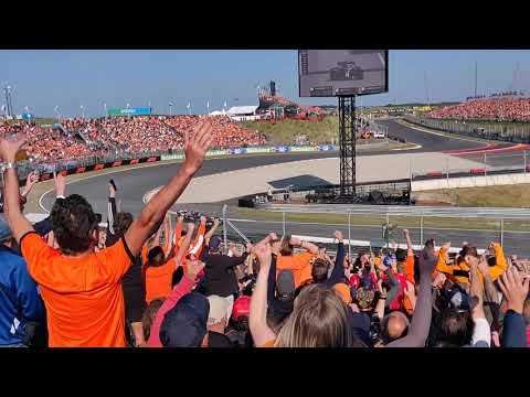 Pole ronde Max verstappen GP van Nederland 2021 vanuit Arena tribune