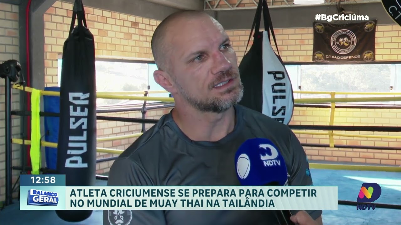 Atleta de Criciúma disputa Mundial WBC de Muay Thai na Tailândia
