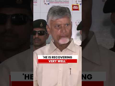 Andhra CM Chandrababu Naidu Shares Health Update After Meeting Deputy CM Pawan Kalyan #shorts