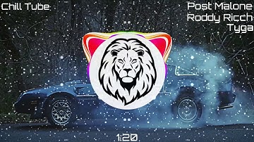 Thumbnail of Post Malone - Wow. (Remix) feat Roddy Ricch & Tyga ( Bass Boosted)