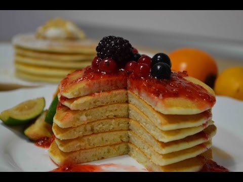 ПАНКЕЙКИ  Американские Панкейки  Блины  How To Make American Pancakes