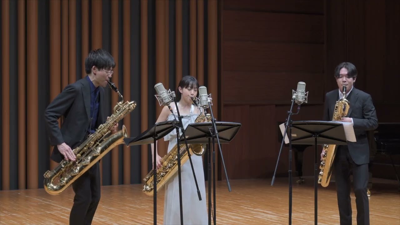 Friedrich Dotzauer, 6 pieces for 3 cellos, Op. 104, 6. Largo - Allegro (by 3 baritone saxophones)