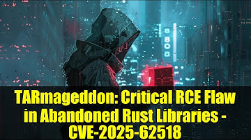 TARmageddon: Critical RCE Flaw in Abandoned Rust Libraries - CVE-2025-62518