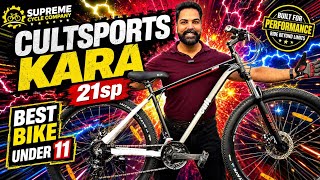 CULTSPORTS KARA 21 speed. DUAL DISK SHIMANO GEARS, BEST BICYCLE BEST MTB IN INDIA UNDER 11K #viral 