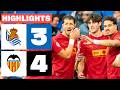 REAL SOCIEDAD 3 - 4 VALENCIA CF | RESUMEN LALIGA EA SPORTS