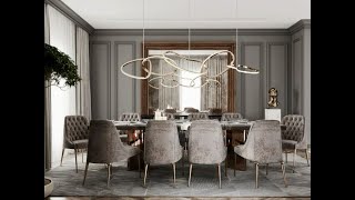 NEW CLASSIC VILLA on Behance  Dining room design luxury, Dining room