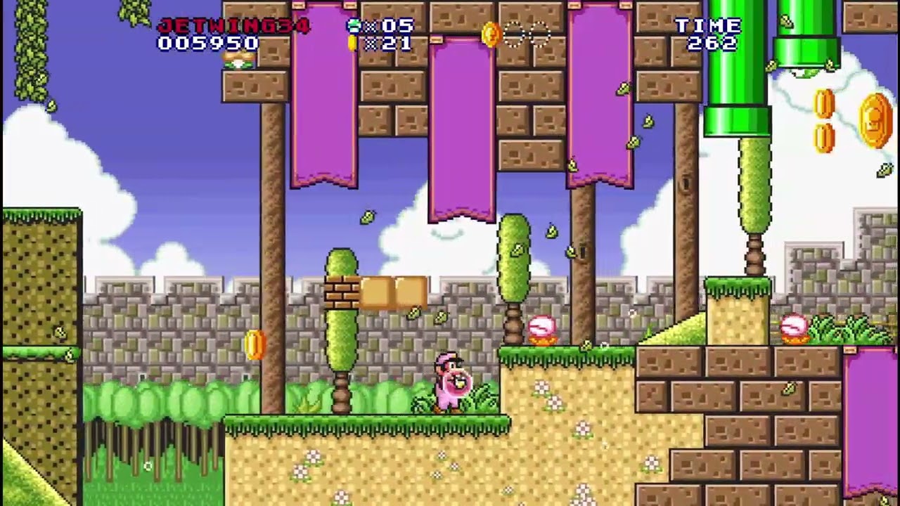 Playthrough of "Wonderful Garden" by Egg Soup (SMC v8 Custom Level)