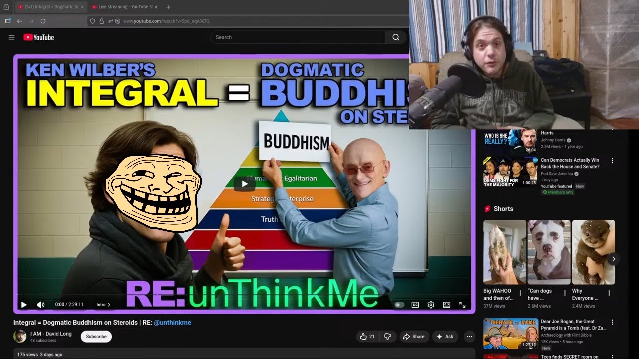 unThinkMe is DOGMATIC MYTHOLOGICAL Vedanta Buddhism  ;____part 1/2